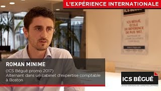 L'expérience internationale - Roman Minime (promo 2017) à Boston