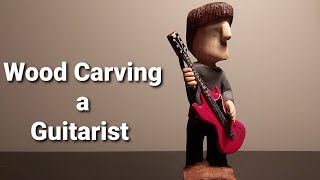 How to Wood Carve - "The Musician" - Time Lapse Demo - No Talking