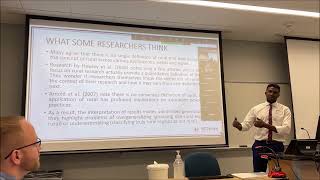 Chima Okoli presents at the North Carolina Geographical Society Meeting, 3/18/2022