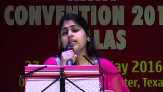 Mayadarisinnodu song by Asha Keerthi at NATA fundraising event on 10/10/2015