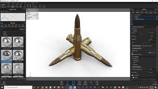 KeyShot 9 realistic bullet