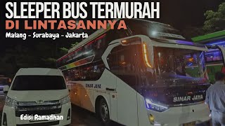 SLEEPER TERMURAH DIJALURNYA !! Trip Surabaya - Jakarta with Sinar Jaya Suites Family