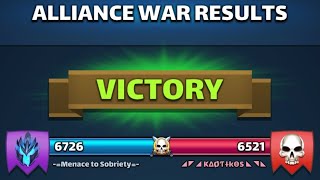 Empires and Puzzles Alliance War: Menace To Sobriety vs KAOTIKOS  July 9, 2023 -War Equalizer- Savaş