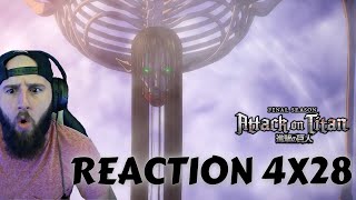 ATTACK ON TITAN 4X28 REACTION ''The Dawn of Humanity'' Shingeki No Kyojin