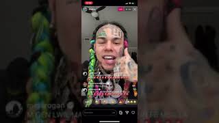 6ix9ine on live after release !!