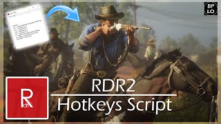 Tutorial on how to Download, Run and Showcase of RDR2 Hotkeys Script