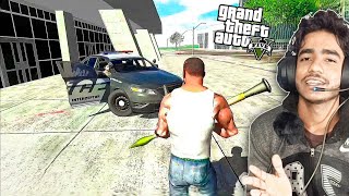 GTA-5 In Mobile 🤓 || Aj Hogaya Police Ke Sath Ladai || Indian Bike Driving 3d Gameplay