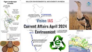 APRIL 2024 | Vision IAS Current Affairs | Monthly Magazine | Environment