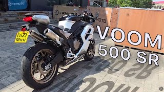 Cfmoto Voom 500 SR - first ride/acceleration/review (English)