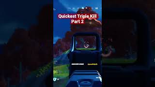 Quickest Triple Kill With Redeye In Fortnite No Build