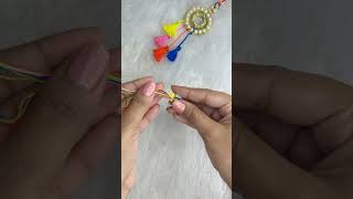 DIY pair of bhabhi rakhi😱 #shorts #youtubeshorts #diy #rakhi @itspriyanjalisingh