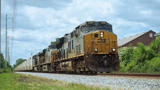 CSX I032 Hotshot Intermodal Flies through Holmes, PA!