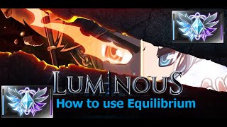 MapleStory - How To use Luminous Equilibrium