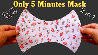 (All Sizes) Face Mask Sewing Tutorial - How To Make Easy Face Mask At Home - DIY Cloth Face Mask