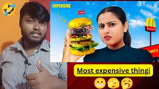 $1 vs $1000 FAST FOOD TASTE TEST | Nishu tiwari |