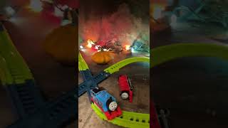 Thomas having Fun on Halloween Night!! #thomasandfriends #thomas #train