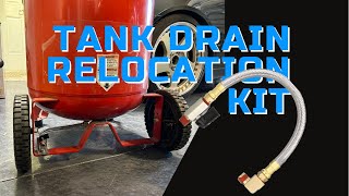 Air Compressor Drain Valve Replacement - Water Drain Extension