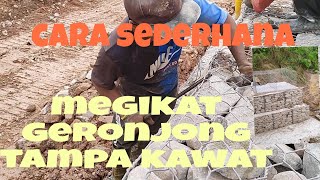 Cara sederhana megikat geronjong yang sudah siap @satupanlumajangchannel6234