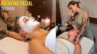 Relaxing Step By Step Facial & Head Massage Tutorial