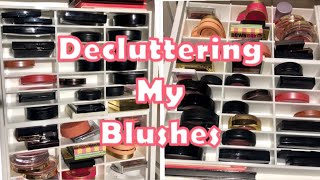 Makeup Collection Declutter | Blushes Declutter 2019