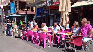 Benidorm on May 2024  Old Town Poniente Beach Costa Blanca Spain 4K