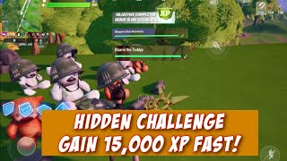 Hidden Challenge To Gain 15,000 XP Fast! FORTNITE