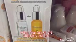 Serum dưỡng trắng da Collagen vitamin C || 0907 557 911