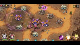 Kingdom war: TD offline games Level 13 Nightmare 3 stars overwhelming number IOS/Android gameplay