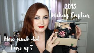 2018 Makeup Empties