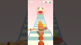 Burger Stack Runner 3D #1 #shorts #funny #gameplay