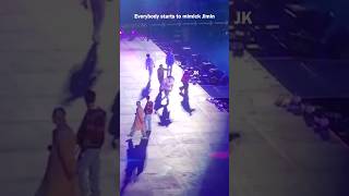 Watch BTS Perfectly Imitate "Save Me" Jimin's Moves| PTD LA Concert #bts #btsedits #kpop #shorts