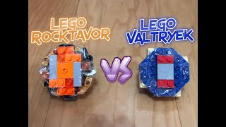 BATTLE: Lego Valtryek .B .St .Z VS Lego Rocktavor .S .Cr .H | Beyblade Burst Lego