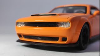 Revealing Dodge Challenger SRT Demon l 1:43 Scale l Diecast car garage