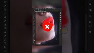 🎨 Easy and Quick Lipstick Tutorial in Photoshop 💄 #shorts