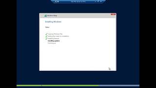 Installing Windows Server 2016