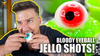 GIANT BLOODY EYEBALL JELLO SHOTS!? Fun Halloween Cocktail Recipe You NEED TO TRY!