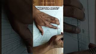 1 point perspective drawing - Skyscraper - #drawing #learn #perspective #viral #youtubeshorts