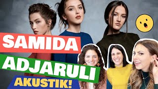 AMAZING SONG! Italian girls react to ADJARULI (Acoustic version) by SAMIDA | eng-turk subtitled