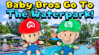 Baby Mario and Baby Luigi Go To The Waterpark! - SBS Movie