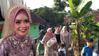 Pengantin cantik teman sekolah ‼️ Pernikahan 100 juta barang bawaan seserahan