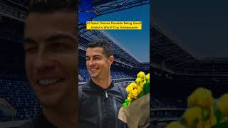 Al Nassr Denies Ronaldo Being Saudi Arabia's World Cup Ambassador #shorts #shortvideo