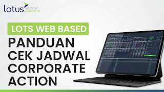 Panduan Cek Jadwal Corporate Action