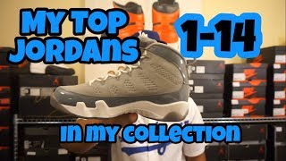 My Top Jordans 1-14