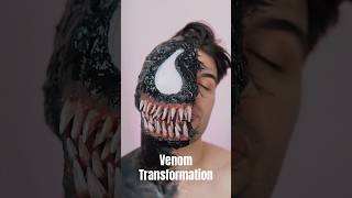 Venom makeup transformation #sfx #sfxmakeup #makeup #makeuptrend #makeuptutorial #halloweenmakeup