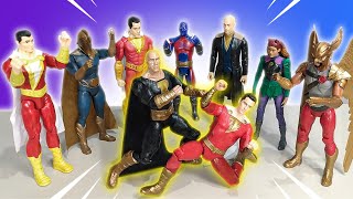 NOVO BONECO SHAZAM! FÚRIA DOS DEUSES e ADÃO NEGRO vs SHAZAM - DC COMICS - ARTICULADOS