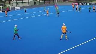 Over 60 Masters Hockey. Gold Coast Feb 2021. Orange v Green