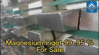 Magnesium Ingot 99  95 % For Sale