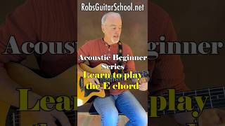 Learn to play the E chord. For more great lessons, check us out & RobsGuitarSchool.net/learn #guitar