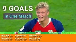 🔥 The Day Haaland Scored 9 Goals And Made History For Norway vs Honduras 🔥