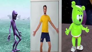 Alien Dance in Real Life The Gummy Bear  Challenge  DAME LA GOMITA Dame Tu Cosita